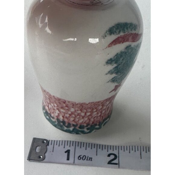 Gibson Housewares Christmas Tree Salt & Pepper Shakers Ceramic 3.5" Tall - Picture 7 of 10